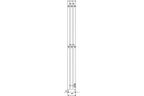 Электрический полотенцесушитель Primoclima Sol Q E Graphite 150*12 3