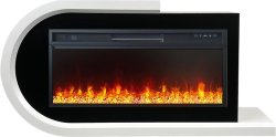 Каминокомплект Royal Flame Basel L с очагом Vision 42 LED белый с черным