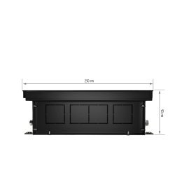 Внутрипольный конвектор Royal Thermo Atrium 90/250/2500-DG-U-BL