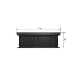 Внутрипольный конвектор Royal Thermo Atrium 110/300/2500-DG-U-AU