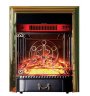 Каминокомплект Interflame Экстер М средний дуб с очагом Majestic FX M Brass
