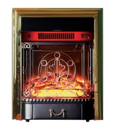 Каминокомплект Interflame Экстер М венге с очагом Majestic FX M Brass