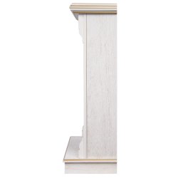 Каминокомплект Firelight Barocco Classic с очагом Electrolux EFP/P-1020LS белый дуб с золотой патиной