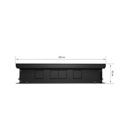Внутрипольный конвектор Royal Thermo Atrium 90/400/1500-DG-U-AU