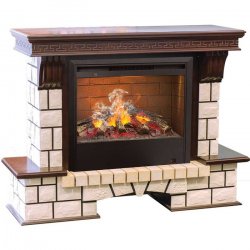 Каминокомплект RealFlame Stone new 26/HL AO (DN) с очагом 3D Helios 26