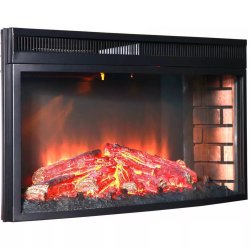 Каминокомплект Interflame Лонг с очагом Panoramic 33W LED FX темный дуб