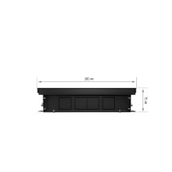 Внутрипольный конвектор Royal Thermo Atrium 75/300/2200-DG-U-DB