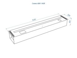 Автоматический биокамин Good Fire 1400 INOX АБК-1400 INOX