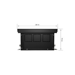 Внутрипольный конвектор Royal Thermo Atrium 110/200/2000-DG-U-DB
