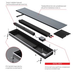 Внутрипольный конвектор Royal Thermo Atrium Turbo 190/400/1500-DG-U-AU