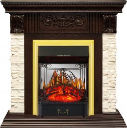 Каминокомплект Royal Flame Luxemburg с очагом Majestic FX M Brass