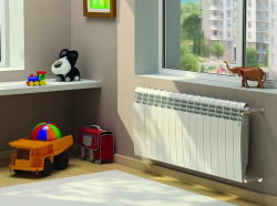 Биметаллический радиатор отопления Royal Thermo BiLiner 500 4 секции Bianco Traffico
