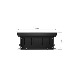 Внутрипольный конвектор Royal Thermo Atrium 90/200/1300-DG-U-AU