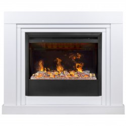 Каминокомплект RealFlame Stanley 26 WT с очагом Helios 26 SBG 3D