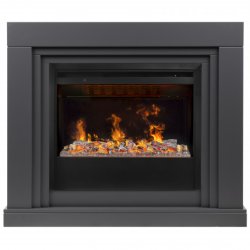 Каминокомплект RealFlame Stanley 26 GR с очагом Helios 26 SBG 3D
