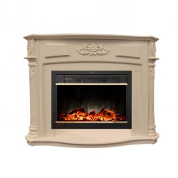 Каминокомплект RealFlame Sofia 26 WT с очагом Moonblaze Lux Brass