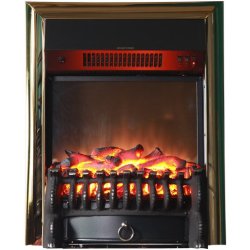 Каминокомплект Interflame Брайт венге с очагом Fobos FX M Brass